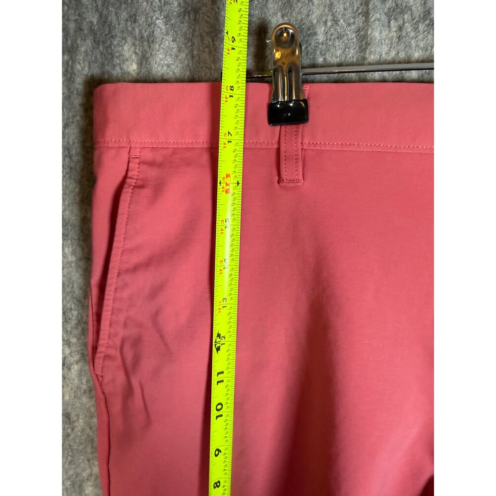 Johnnie-O Natural Performance Jupiter Golf Shorts Malibu Red Size 36 8" Inseam - Picture 9 of 10